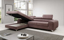 Designer Ecksofa Melinda mit Schlaf- und Klappfunktion