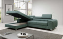 Designer Ecksofa Melinda mit Schlaf- und Klappfunktion