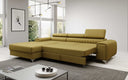 Designer Ecksofa Melinda mit Schlaf- und Klappfunktion