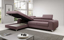 Designer Ecksofa Melinda mit Schlaf- und Klappfunktion