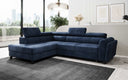 Designer Ecksofa Kira mit Schlaf- und Klappfunktion