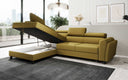 Designer Ecksofa Kira mit Schlaf- und Klappfunktion