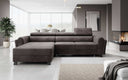 Designer Ecksofa Massimo mit Schlaf- und Klappfunktion