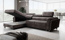 Designer Ecksofa Massimo mit Schlaf- und Klappfunktion
