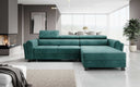 Designer Ecksofa Massimo mit Schlaf- und Klappfunktion