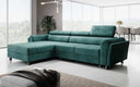 Designer Ecksofa Massimo mit Schlaf- und Klappfunktion
