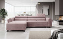 Designer Ecksofa Massimo mit Schlaf- und Klappfunktion
