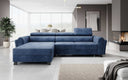 Designer Ecksofa Massimo mit Schlaf- und Klappfunktion