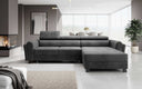 Designer Ecksofa Massimo mit Schlaf- und Klappfunktion