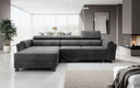 Designer Ecksofa Massimo mit Schlaf- und Klappfunktion