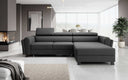 Designer Ecksofa Massimo mit Schlaf- und Klappfunktion