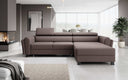 Designer Ecksofa Massimo mit Schlaf- und Klappfunktion