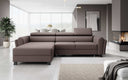 Designer Ecksofa Massimo mit Schlaf- und Klappfunktion