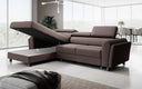 Designer Ecksofa Massimo mit Schlaf- und Klappfunktion