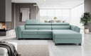 Designer Ecksofa Massimo mit Schlaf- und Klappfunktion