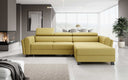 Designer Ecksofa Massimo mit Schlaf- und Klappfunktion