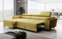 Designer Ecksofa Massimo mit Schlaf- und Klappfunktion