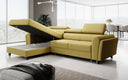 Designer Ecksofa Massimo mit Schlaf- und Klappfunktion
