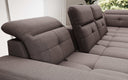 Designer Sofa Nerio mit verstellbarer Kopf- und Rückenlehne