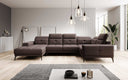 Designer Sofa Nerio mit verstellbarer Kopf- und Rückenlehne