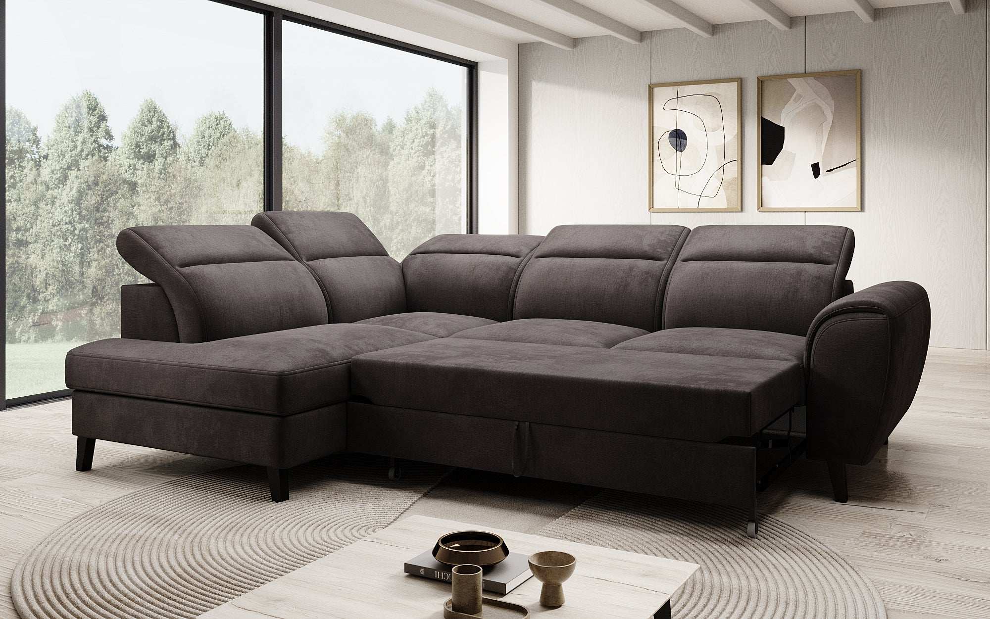 Designer Sofa Nobile mit verstellbarer Rückenlehne