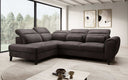 Designer Ecksofa Nobile mit verstellbarer Rückenlehne