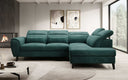 Designer Ecksofa Nobile mit verstellbarer Rückenlehne