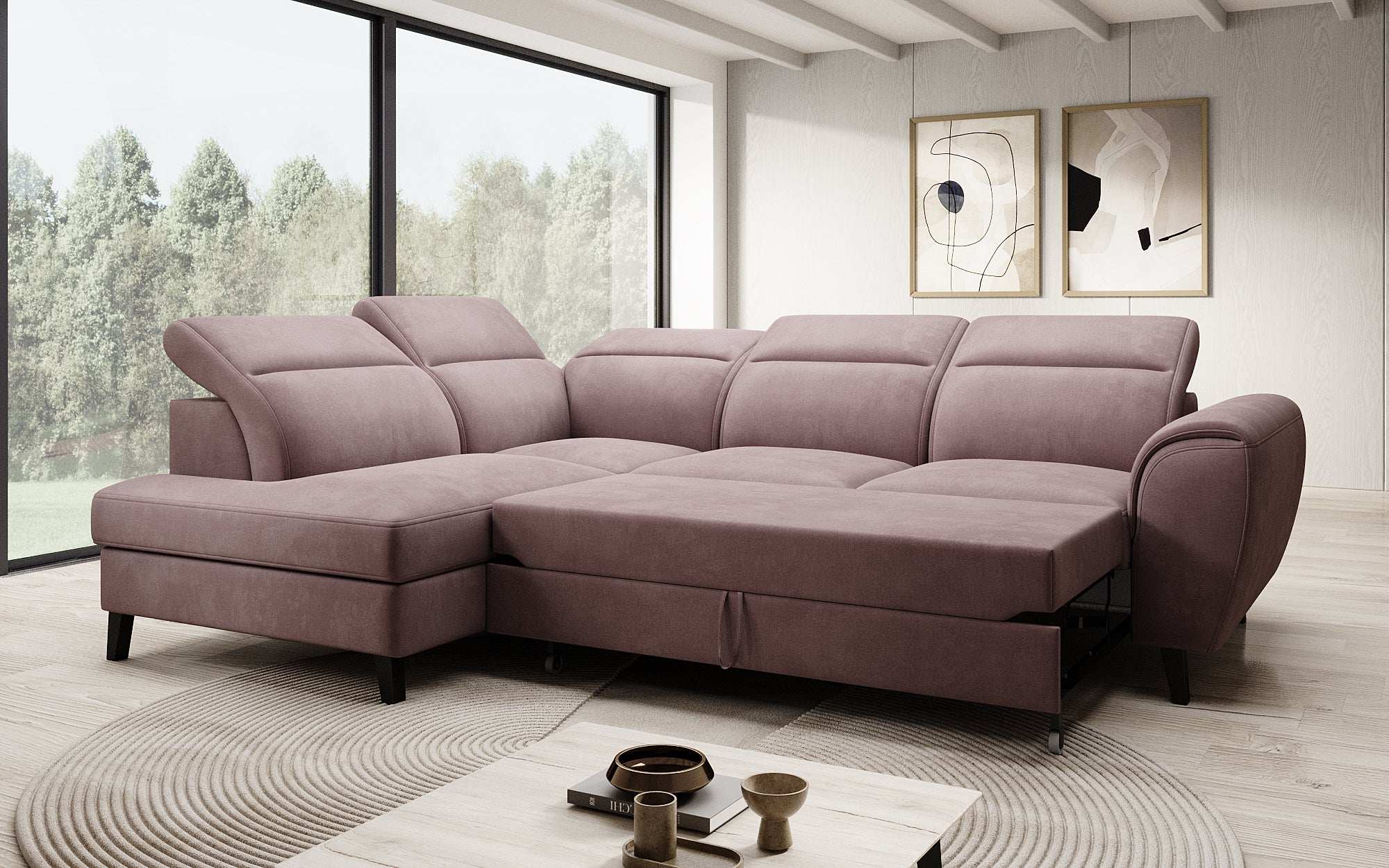 Designer Sofa Nobile mit verstellbarer Rückenlehne