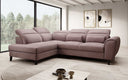 Designer Ecksofa Nobile mit verstellbarer Rückenlehne