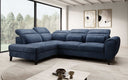 Designer Ecksofa Nobile mit verstellbarer Rückenlehne