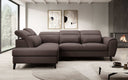 Designer Ecksofa Nobile mit verstellbarer Rückenlehne