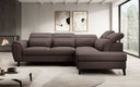Designer Ecksofa Nobile mit verstellbarer Rückenlehne