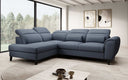 Designer Ecksofa Nobile mit verstellbarer Rückenlehne