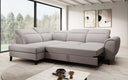 Designer Ecksofa Nobile mit verstellbarer Rückenlehne