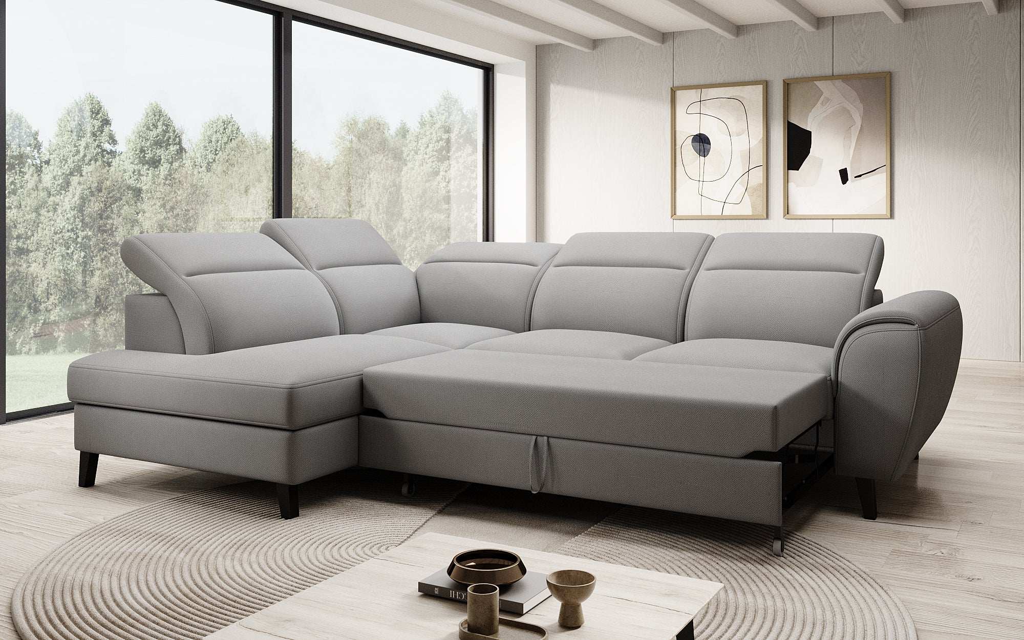 Designer Sofa Nobile mit verstellbarer Rückenlehne