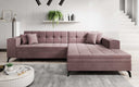 Canapé d’angle design Frida avec fonction de couchage