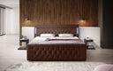 Boxspringbett Charme mit LED, USB und Stauraum (4 Schubladen) - Luxusbetten24