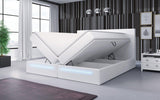Boxspringbett Sejour mit LED u. Stauraum - Luxusbetten24
