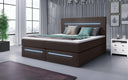 Boxspringbett Sejour mit LED u. Stauraum - Luxusbetten24