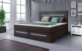 Boxspringbett Sejour mit LED u. Stauraum - Luxusbetten24