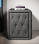 Designer Nachttisch Tria (Stoff) - Luxusbetten24