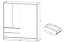 Designer Schrank Silas - Luxusbetten24