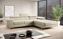 Designer Sofa Alonzo mit Schlaf- und Klappfunktion (Samt) - Luxusbetten24